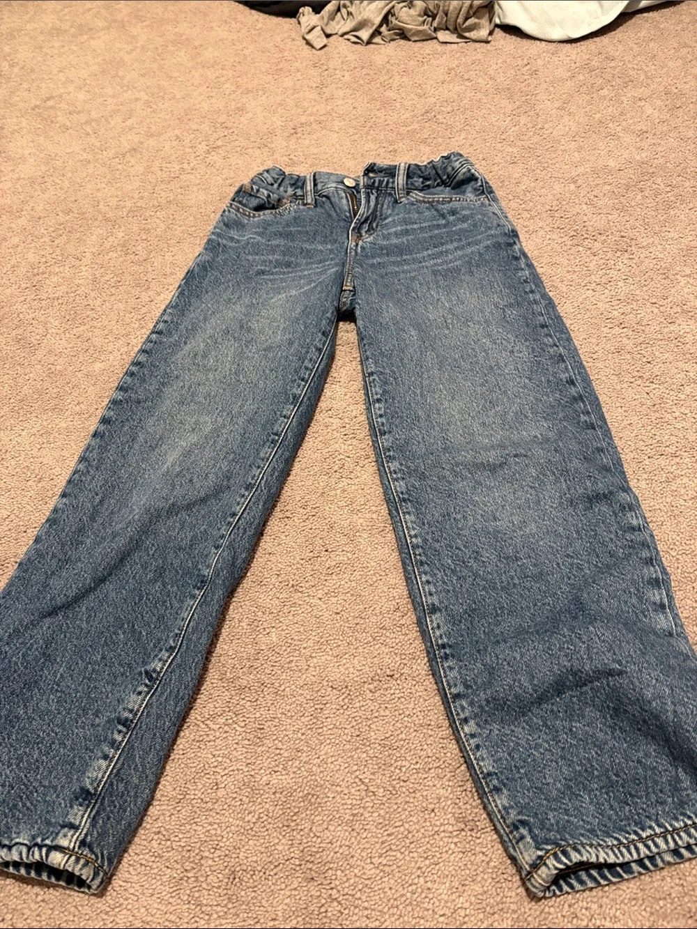 Gap size ten lined loose jeans